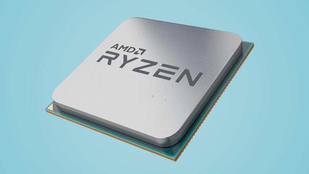Нажмите рендер стандартного процессора AMD Ryzen.