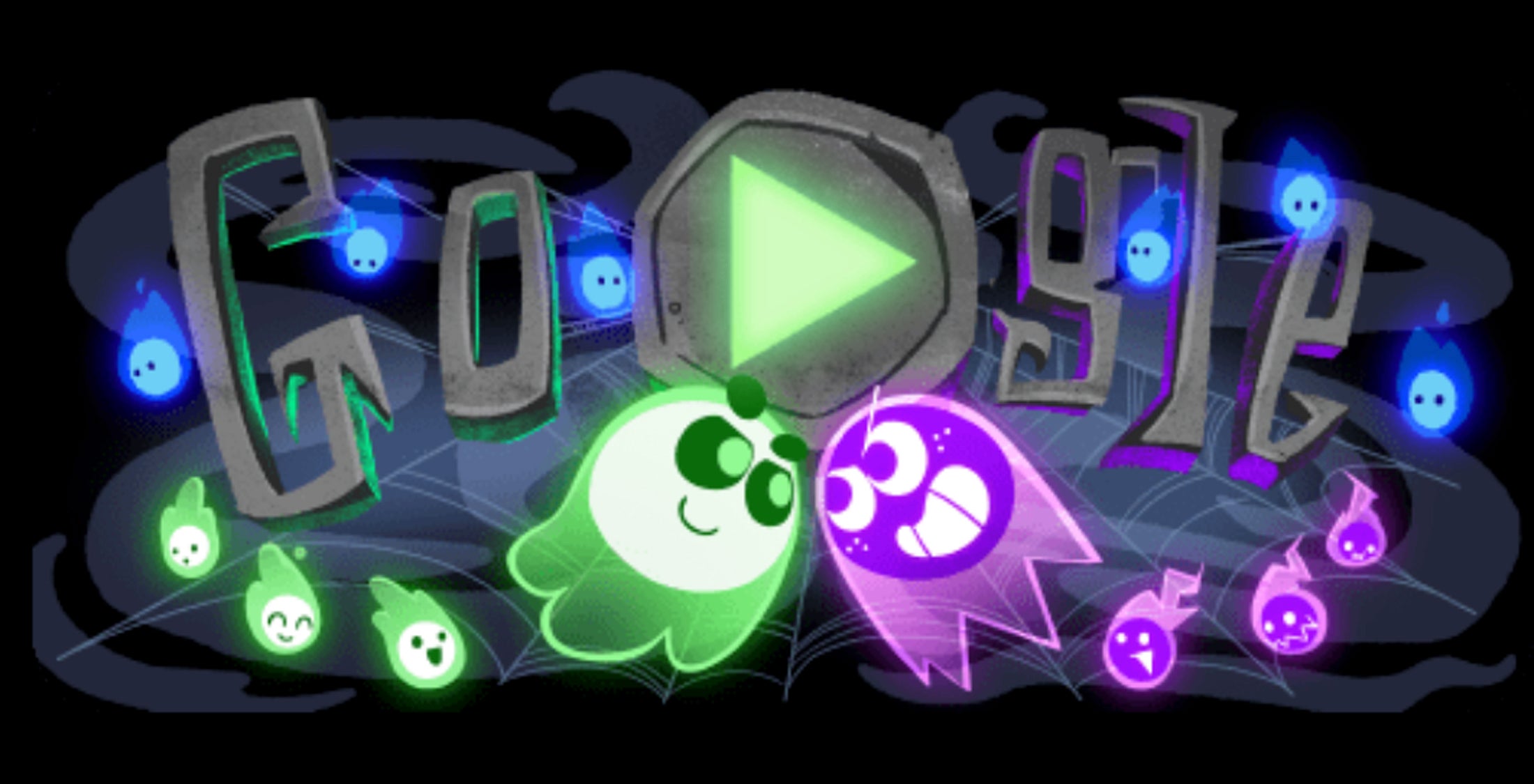 Google Doodle Halloween 2024 - Viva Cynthie