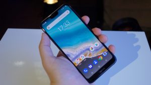 Nokia 7.1 hands on front in hand