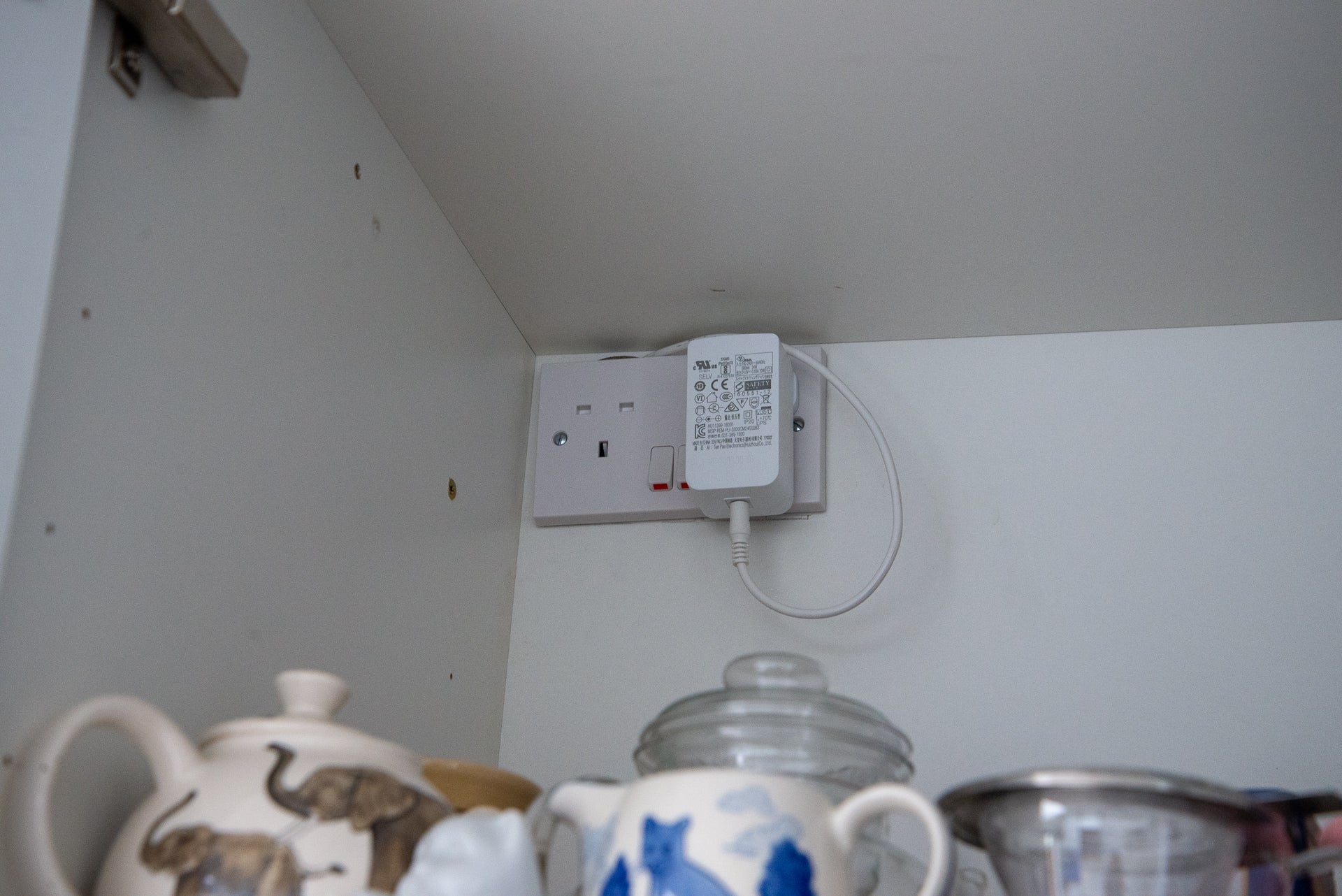 Build a smart home extension plug in a cupboard