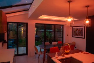 Build a smart home extension internal lights