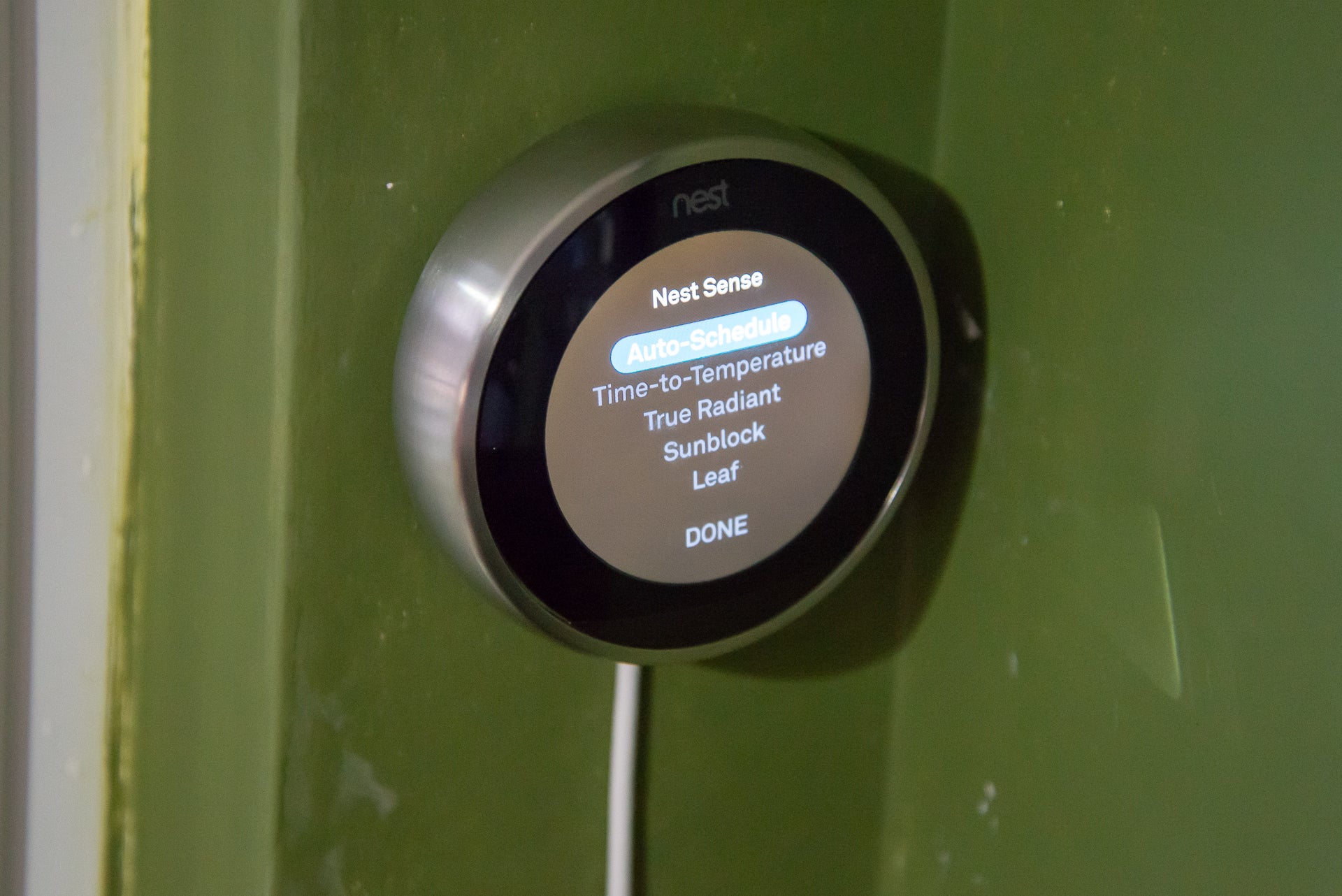 Nest Learning Thermostat 3rd Generation Farsight options