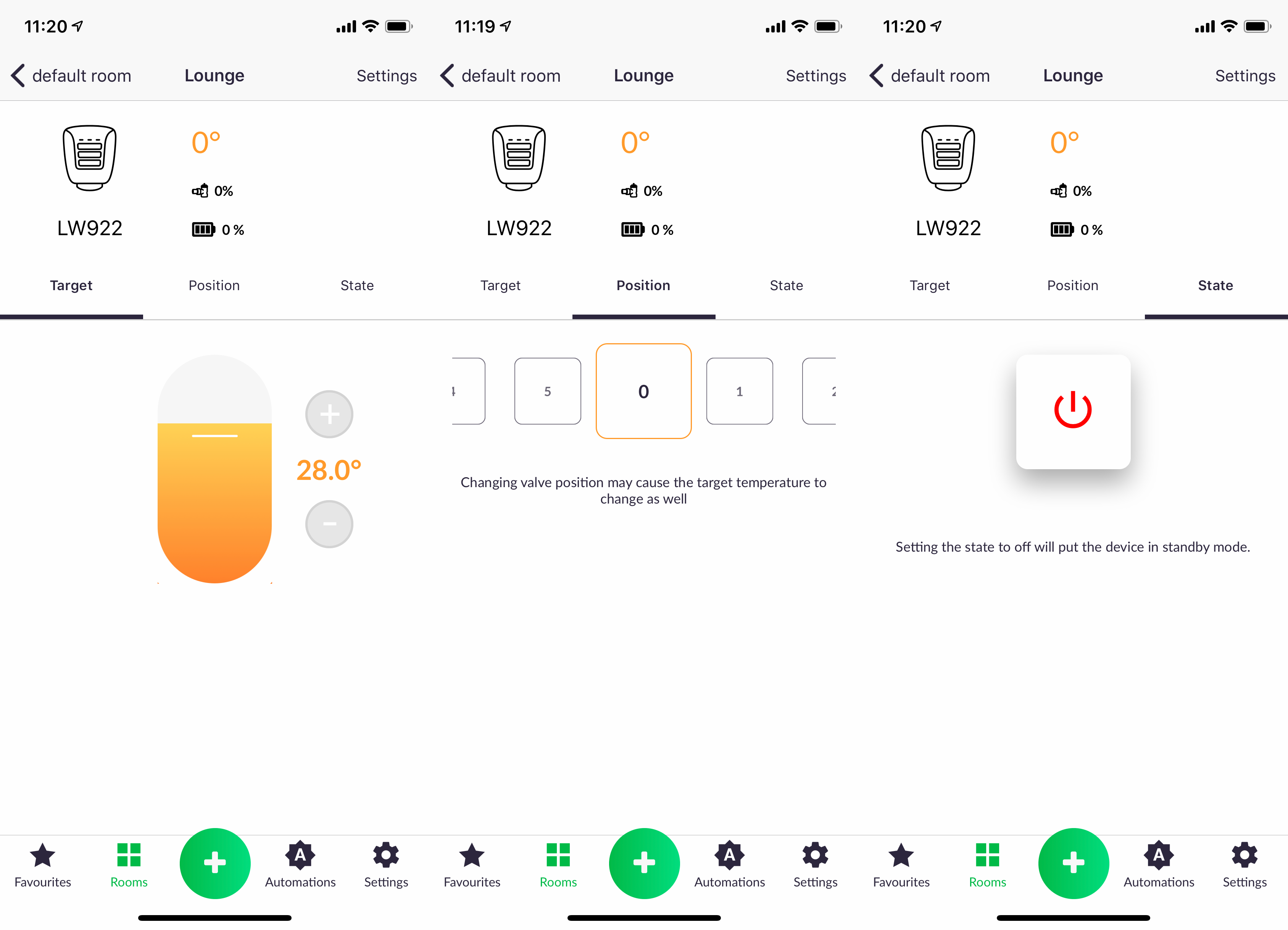 Lightwave Smart Heating main app
