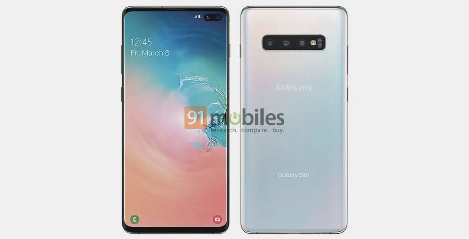 Samsung galaxy S10 Plus render