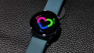 Samsung Galaxy Watch Active fitness UI