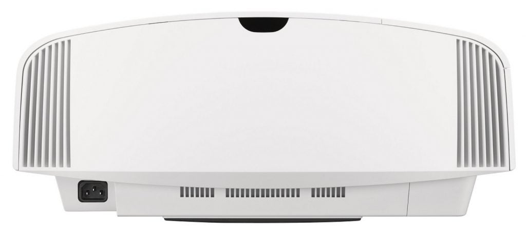Sony VPL-VW570ESA picture of white Bosch WAT286H0GB washing machine standing on white background