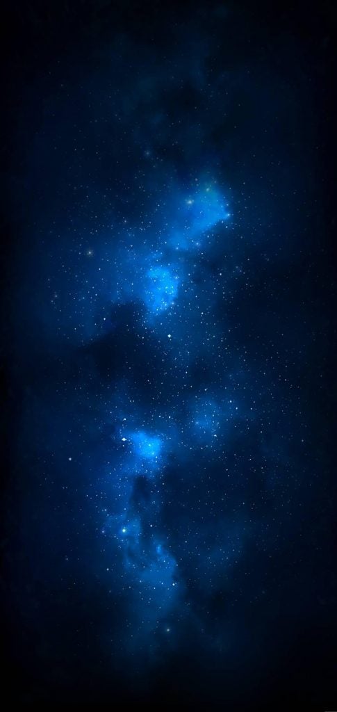 Samsung Galaxy S10 blue space wallpaper