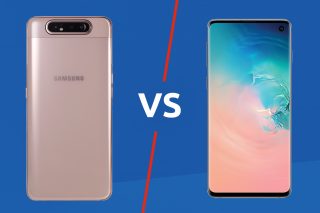 Samsung Galaxy A80 vs S10