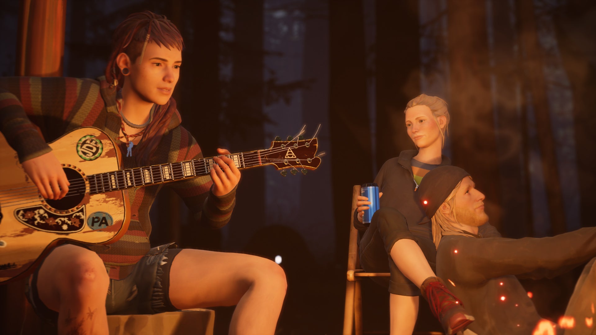 A screenshot of a scene from a game called Life is Strange
