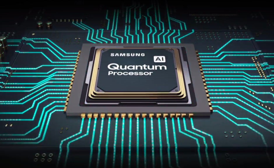Samsung QE65Q85RA wallpaper of Samsung AI Chipset, Samsung AI Quantum Processor
