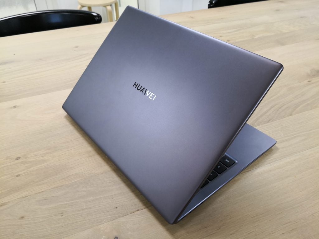 Huawei MateBook 14 review - rear view and logo