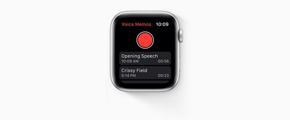 Apple Watch watchOS 6 Voice Memos