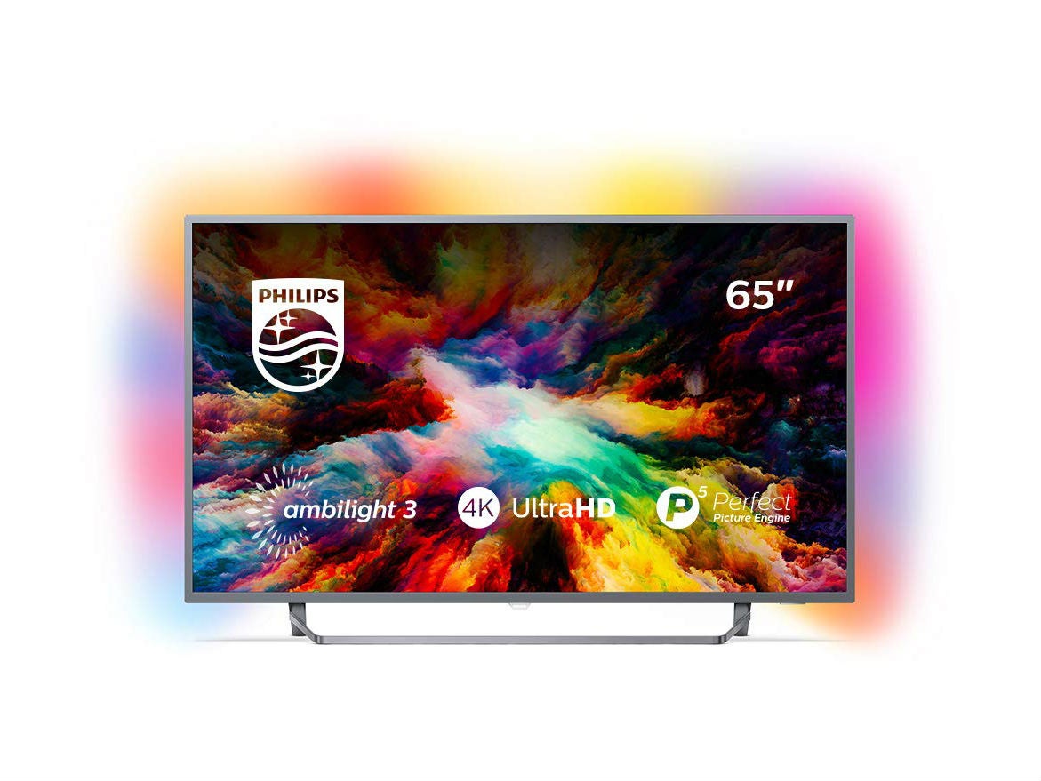 The sky Musty Guarantee Get 40% off Philips' 4K HDR Ambilight 65PUS7303/12 TV this Prime Day