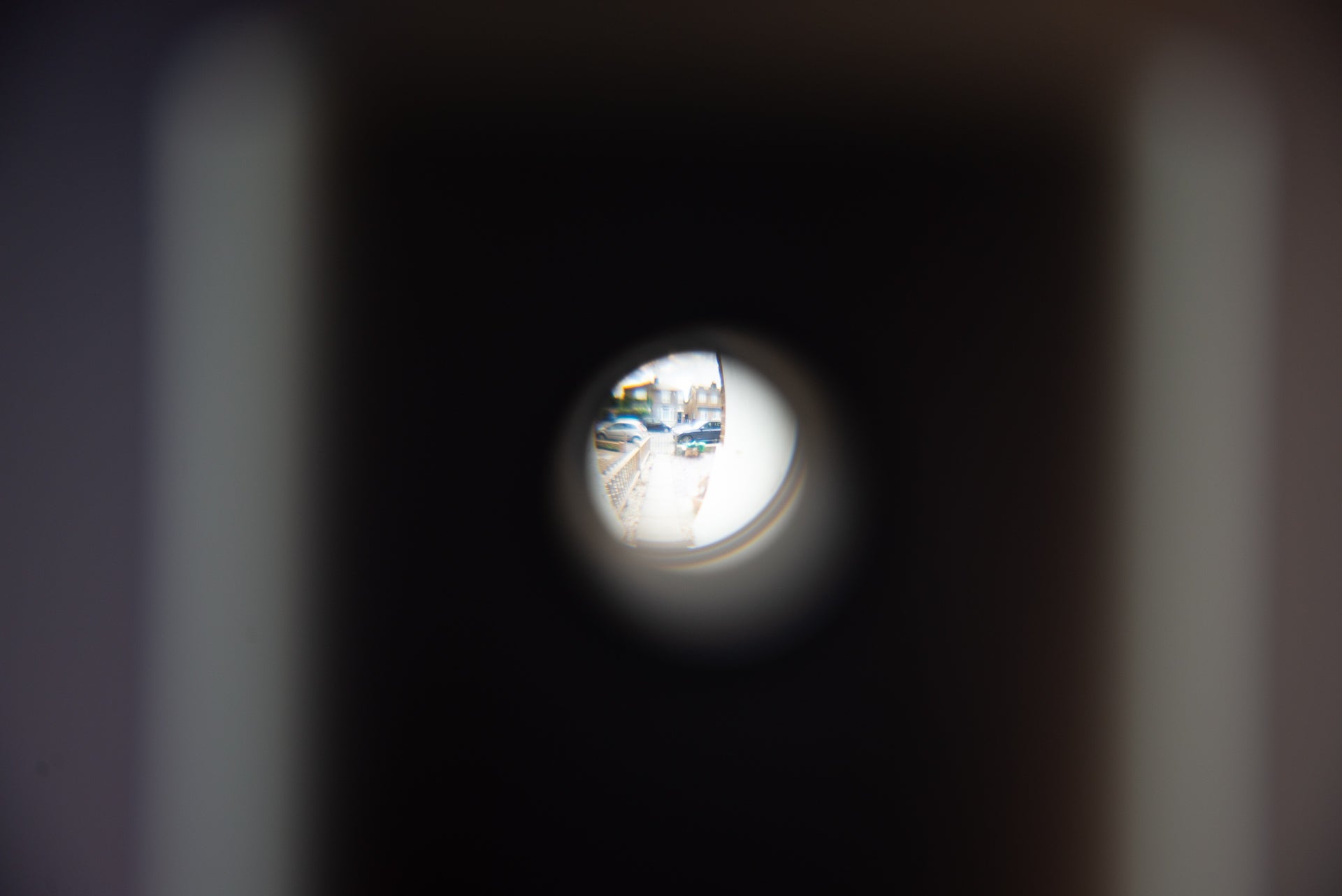 Ring Door View Cam through the peephole