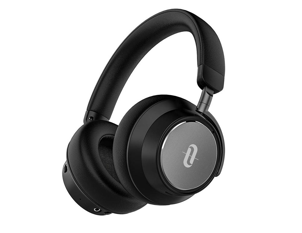 TaoTronics Hybrid Active Noise Canceling Headphones Bluetooth Wireless Headphones SoundSurge 46 Over Ear Headphones with Deep Bass Fast Charge 30H Playtime for Travel Work TV PC Champagne