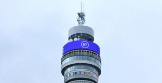 Top side view of a BT 5G tower
