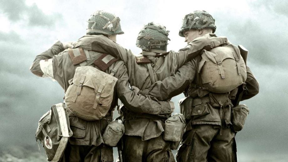 A wallpaper of an American drama mini series called Band of Brothers