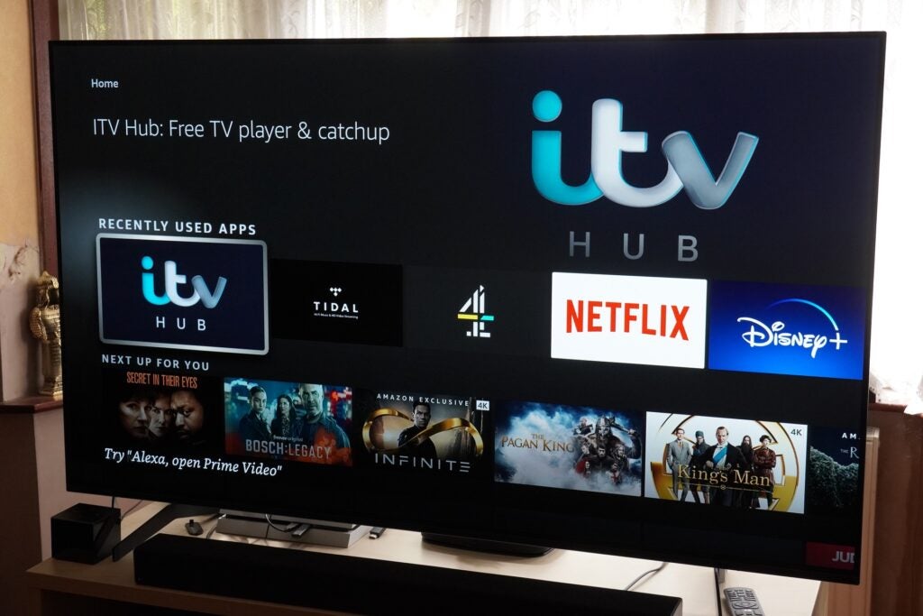 Amazon Fire TV Cube recent apps