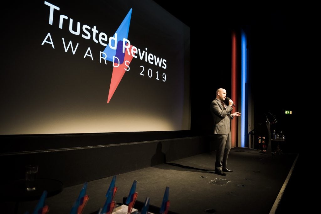 Tom Allen at Trusted Reviews Awards