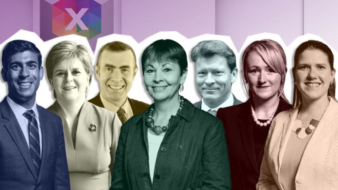 A wallpaper of BBC Election debate