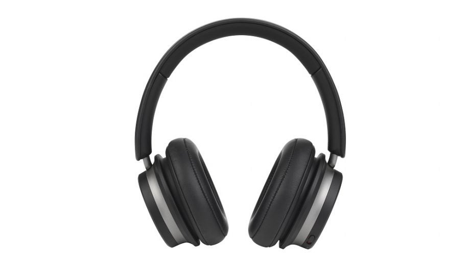 Black Dali iO 6 headphones floating on a white background