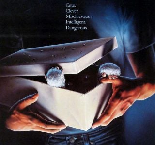 A picture of a poster of Gremlins