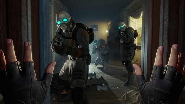 A scene's picture from a game called Half Life Alyx