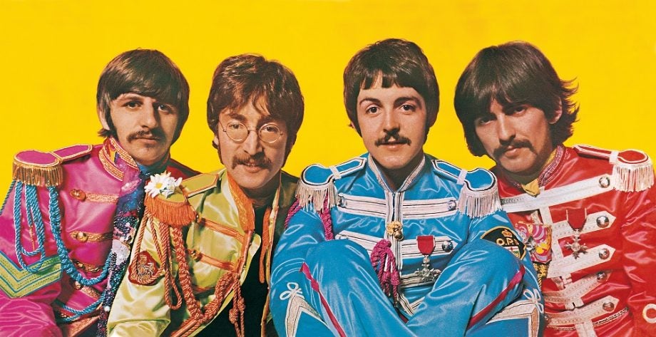 A picture of a wallpaper of a song from Beatles called Sgt.Pepper