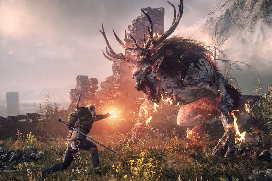 A picture of a scene from a game called The Witcher 3: Wild Hunt