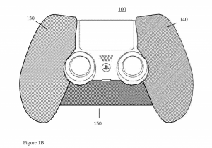 A labelled diagram of a Playstation Dual shock controllerA labelled diagram of a Playstation Dual shock controller