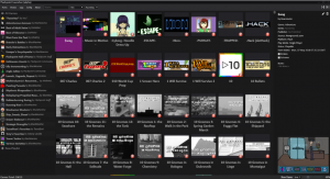 Screenshot of Flashpoint launcher window displaying a number of thumbnails
