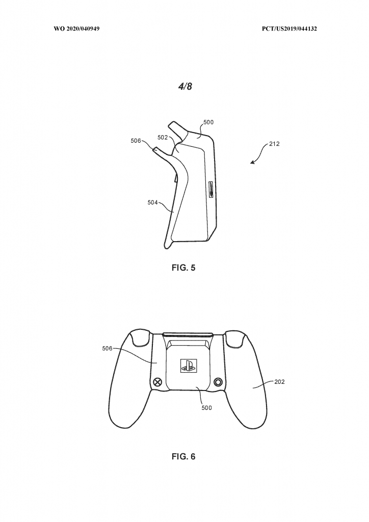A labelled diagram of a gaming controller