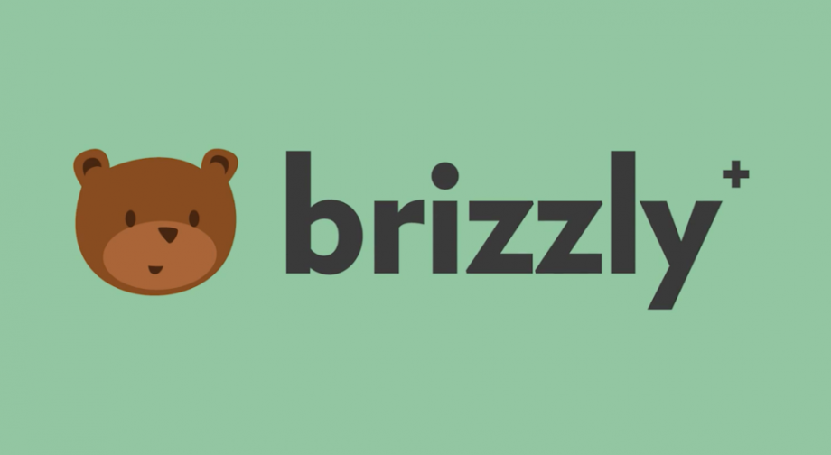 A picture of a wallpaper of a Brizzly Logo