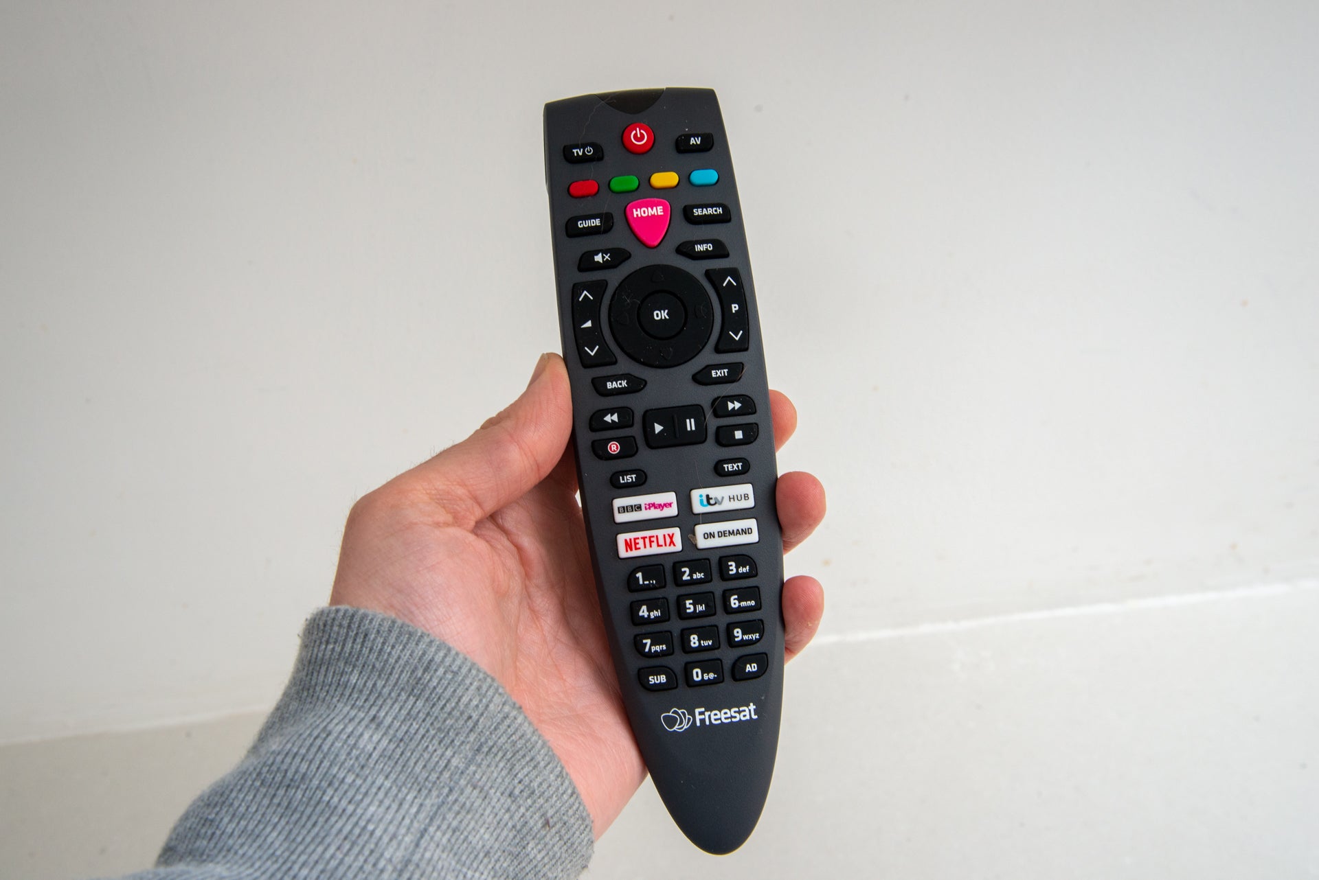 Freesat 4K TV Recorder Remote Control