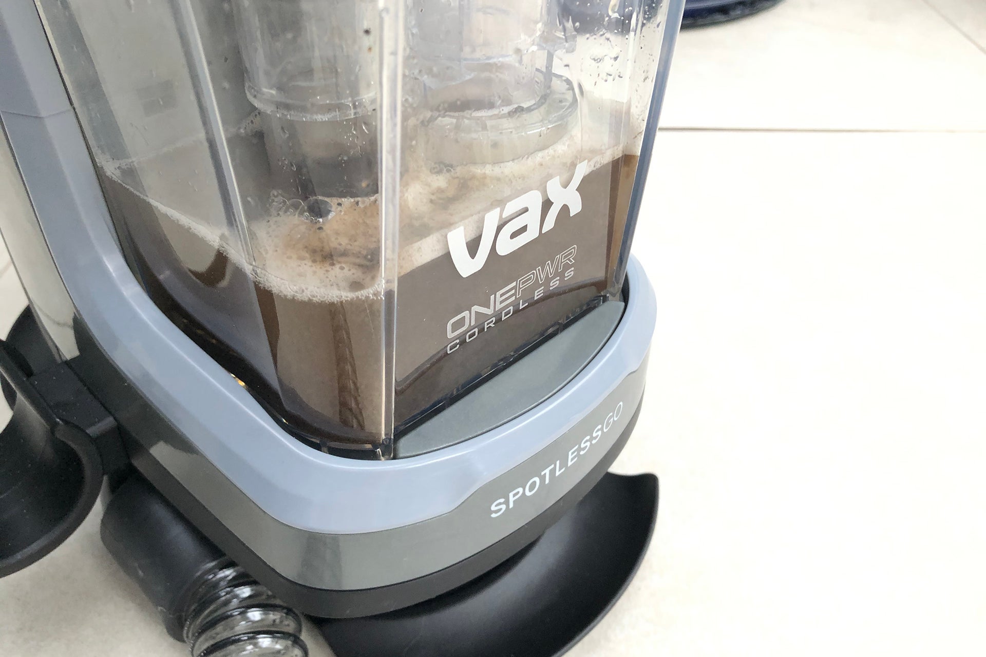 Vax ONEPWR Spotless Go dirty water