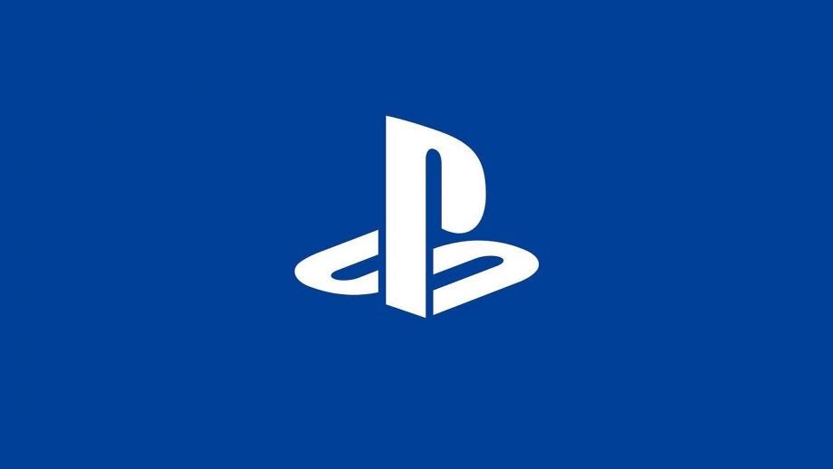 A blue-white wallpaper of Playstation