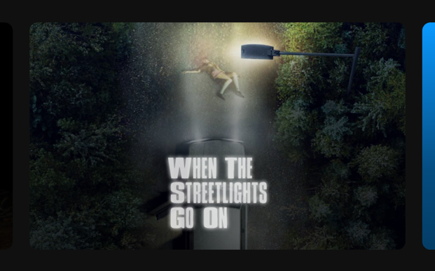 Wallpaper of a TV series called When the streetlights go on
