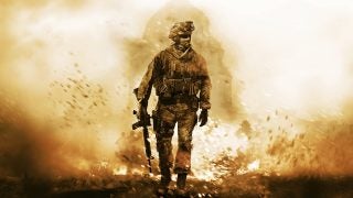 A picture of a wallpaper of a game called Call of Duty: Mordern Warfare 2