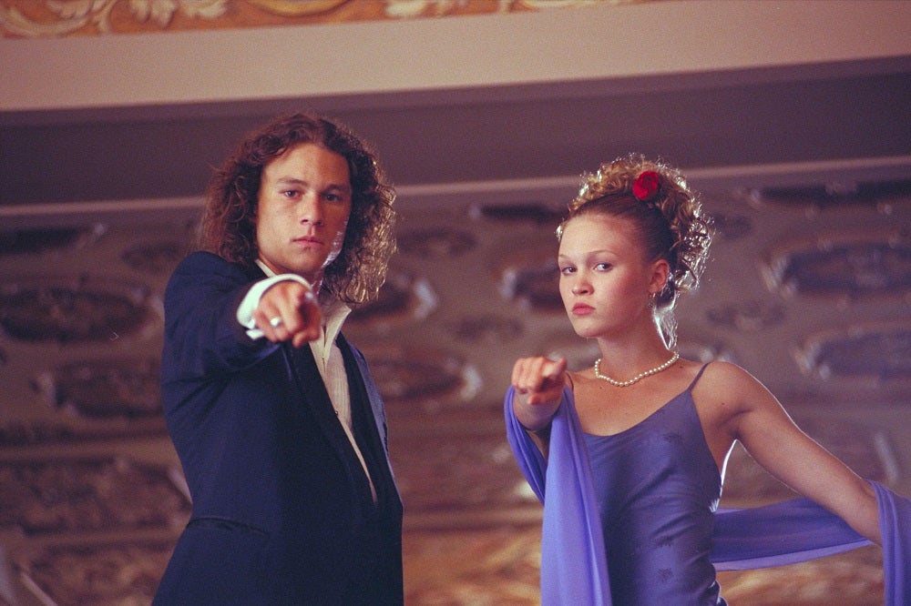 Picture of a scene from a movie called 10 things I hate about you