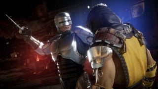 A picture of a scene of a game called Mortal Kombat 11