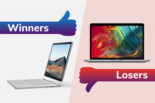 Winners and Losers Surface Book 3 MacBook Pro 2020