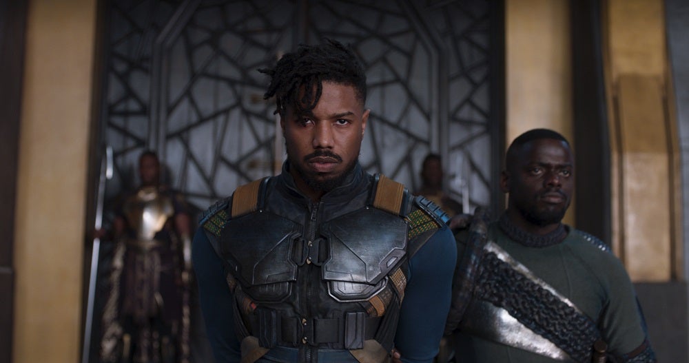 Picture of a scene from a movie called Black Panther