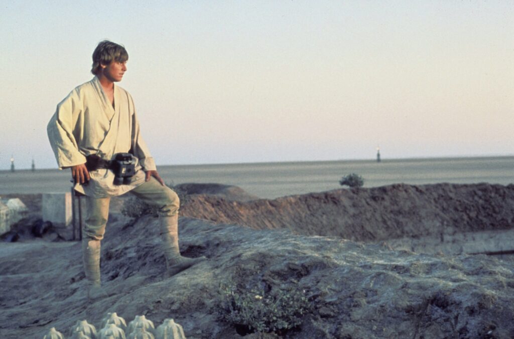 Luke Skywalker in Star Wars A New Hope