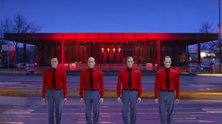 A picture of a scene from a song called Kraftwerk Roboter