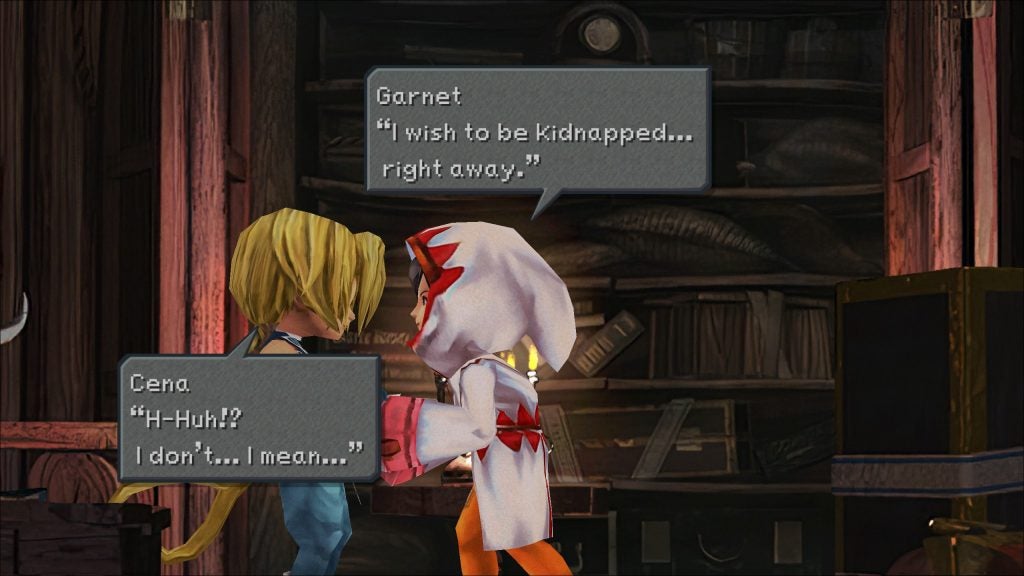 A picture of a scene from a game called Final Fantasy IX