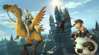 An animated picture of a scene from a game called Final Fantasy XVI