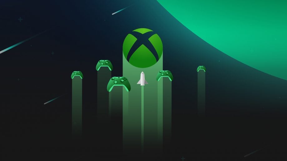 Green-black wallpaper of Xbox