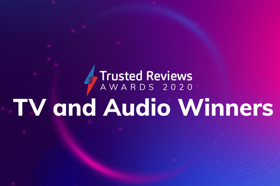 A Trusted Reviews wallpaper of TV and audio winners 2020