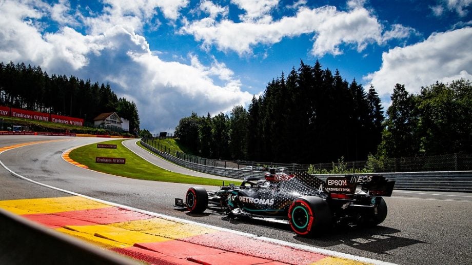 Picture of a race from Belgian Grand Prix F1