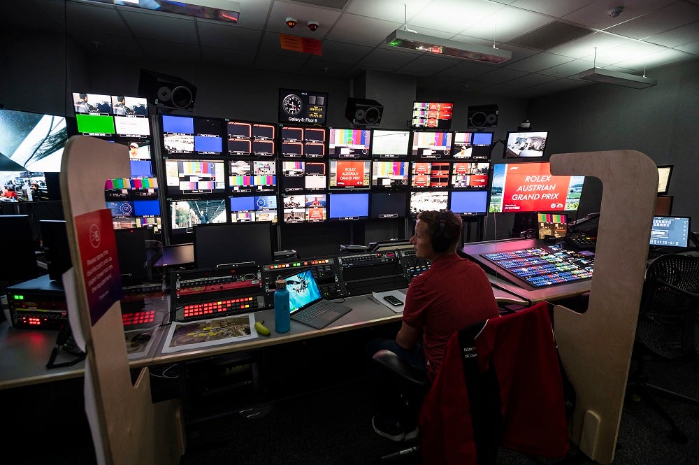 Picture of Sky Sports control room